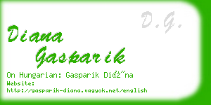 diana gasparik business card